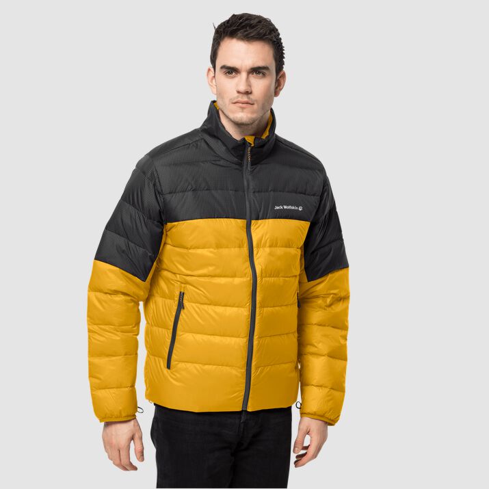 Chamarra Pluma Jack Wolfskin Dna Tundra Hombre Amarillos Mexico-9168714